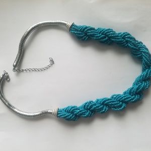 Blue Beaded Necklace